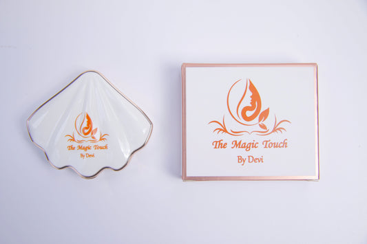 Natural Powder Blush Shell Palette – Soft, Blendable, High-Pigment.