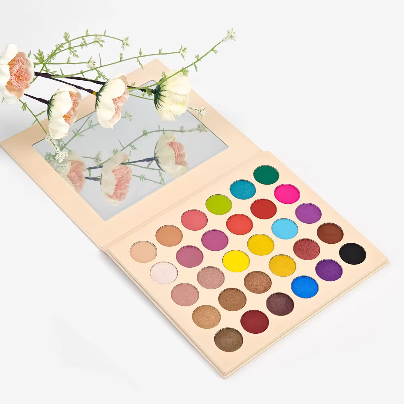 Glitter Eyeshadow 30
Color Shimmer Eyeshadow Palette Book.