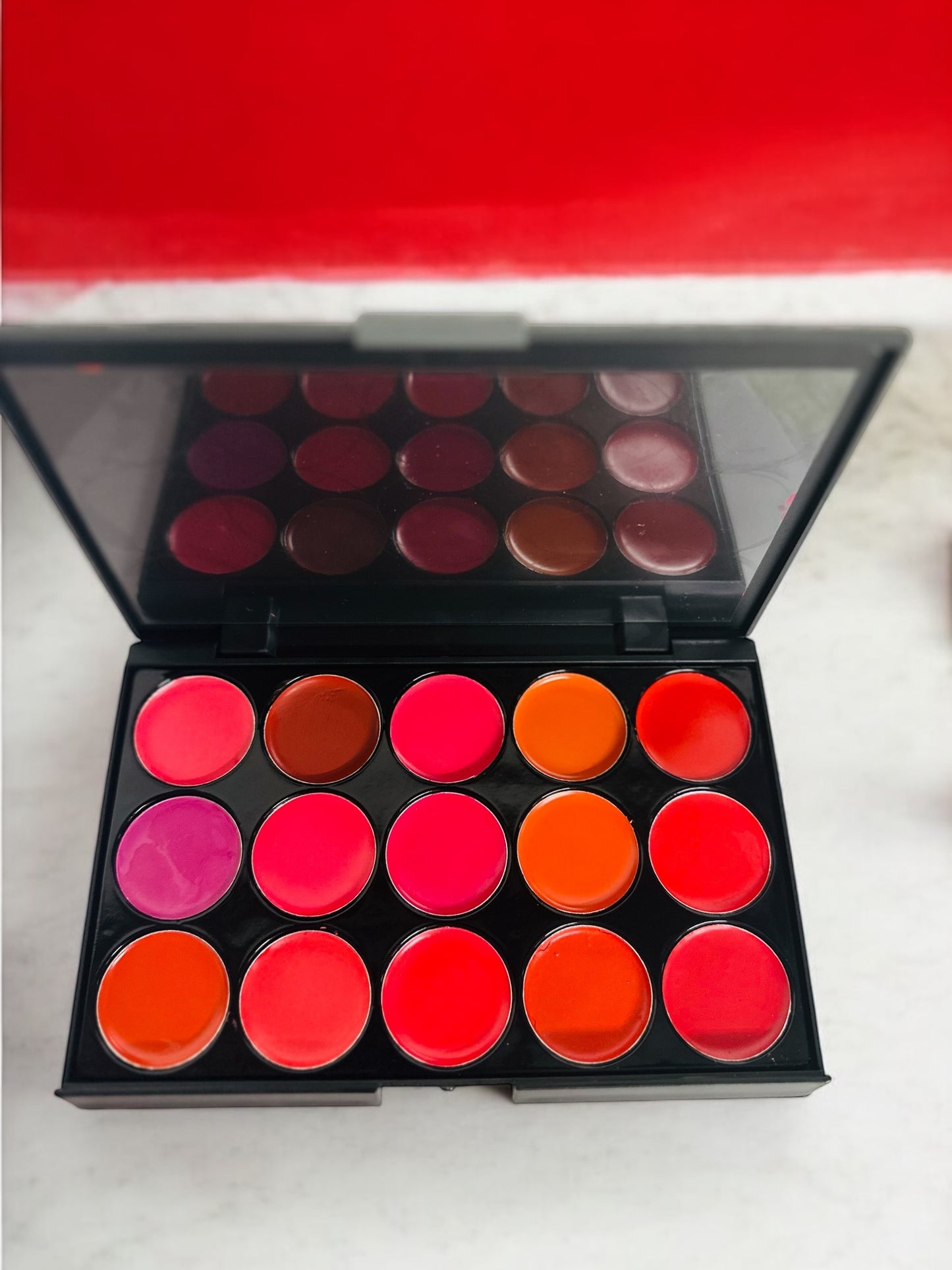 15 Colors Matte Cream Lipstick Palette Waterproof Long-lasting Lipstick.