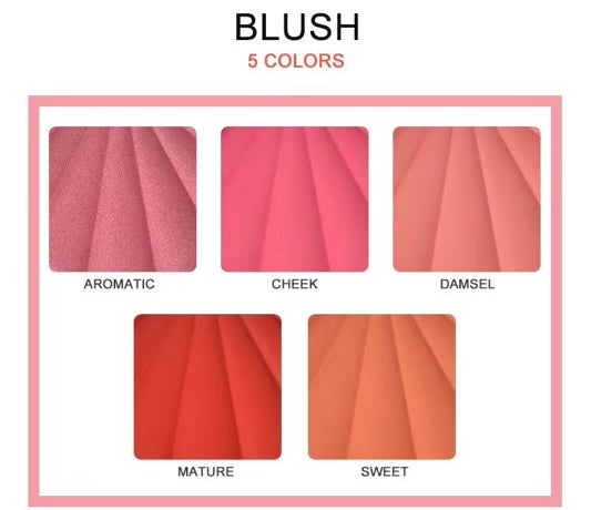 Natural Powder Blush Shell Palette.