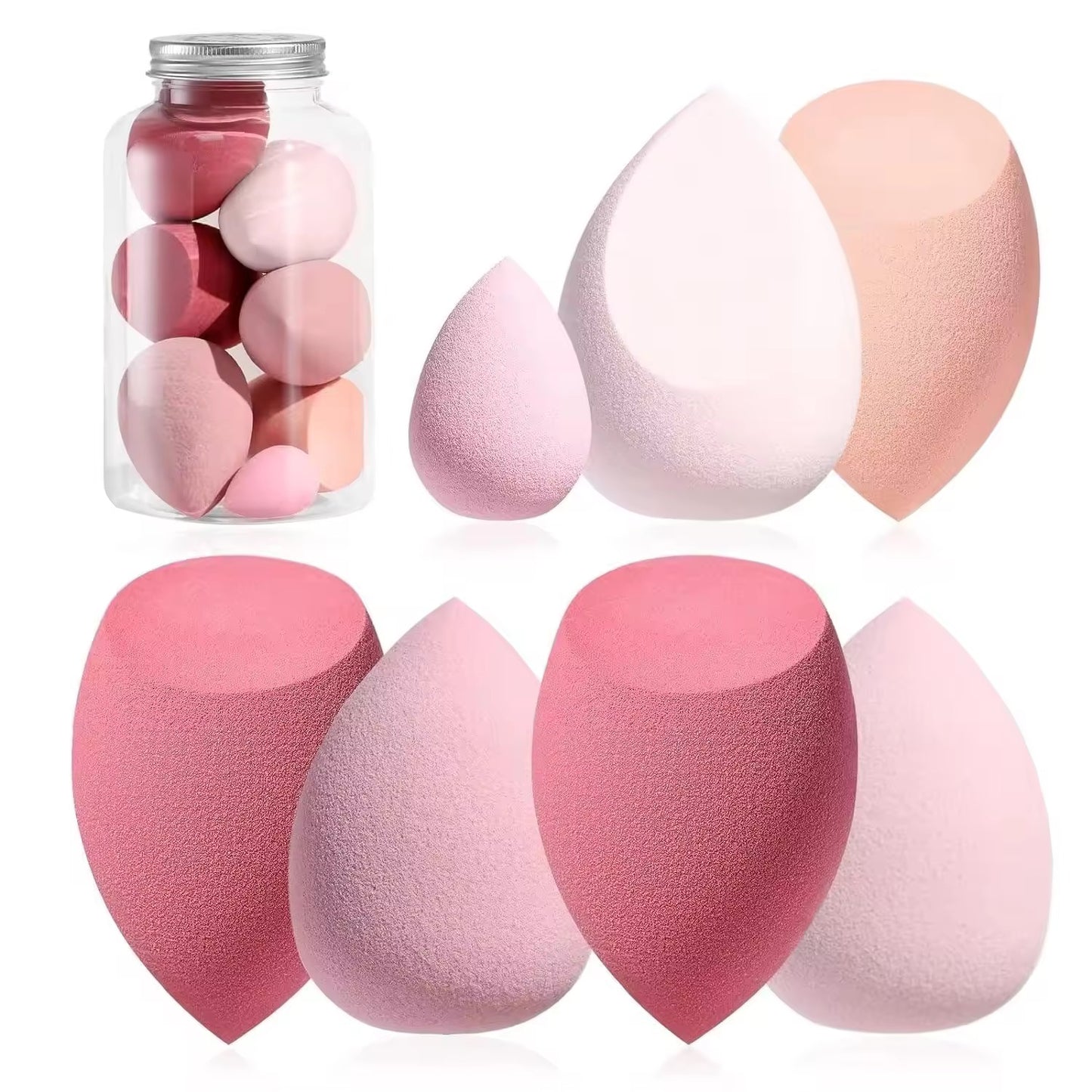7pcs Egg Shape Soft Foundation
Powder Cosmetic Makeup Blender Beauty.
**,