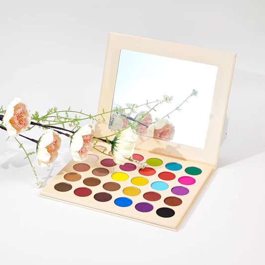 Glitter Eyeshadow 30
Color Shimmer Eyeshadow Palette Book.
