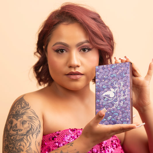 THE COLORS ARE FULL AND
EYE-CATCHING. 18 COLORS EYE SHADOW PALETTE.