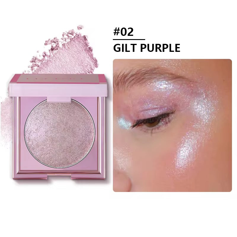 Loose Highlighter Powder & Waterproof Bronzer Highlighter Palette – High-Pigment, Long-Lasting Glow.