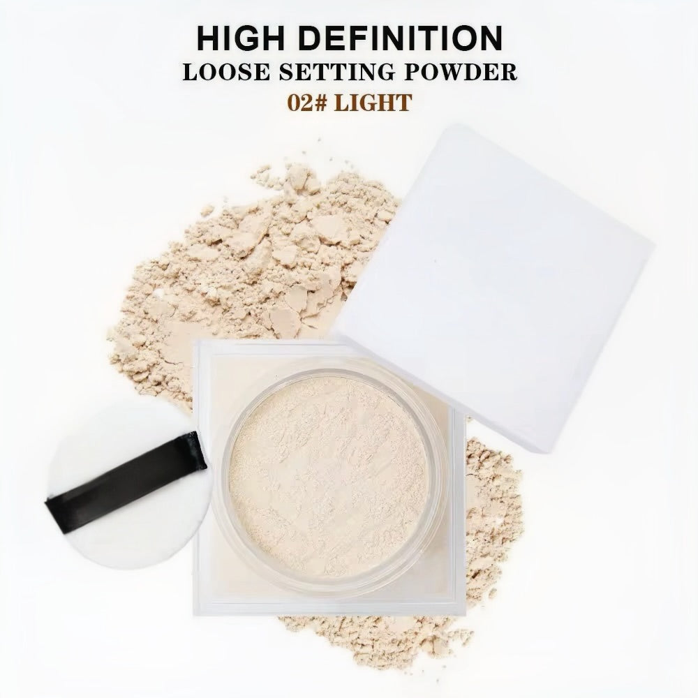 LONG-LASTING • WATER-RESISTANT • OIL-CONTROL • NON-STICKING
BRIGHTENING NIGHT SETTING POWDER.