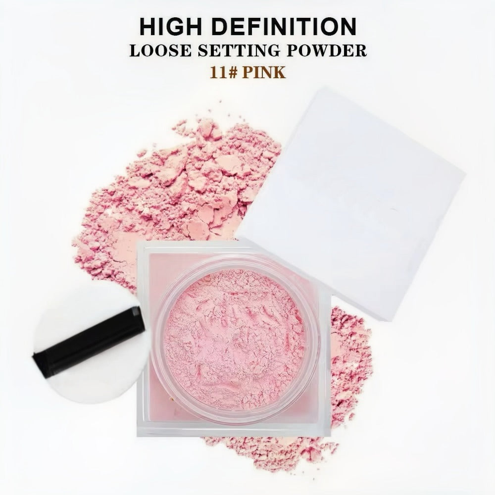 LONG-LASTING • WATER-RESISTANT • OIL-CONTROL • NON-STICKING
BRIGHTENING NIGHT SETTING POWDER.