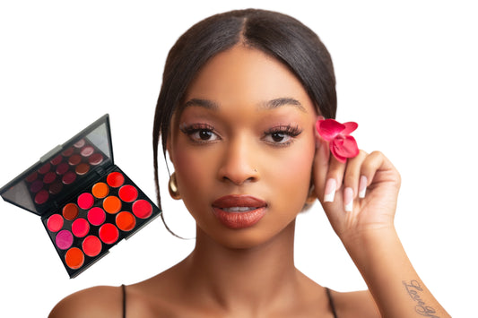 15 Colors  Matte Cream Lipstick Palette Waterproof Long-lasting Lipstick.
