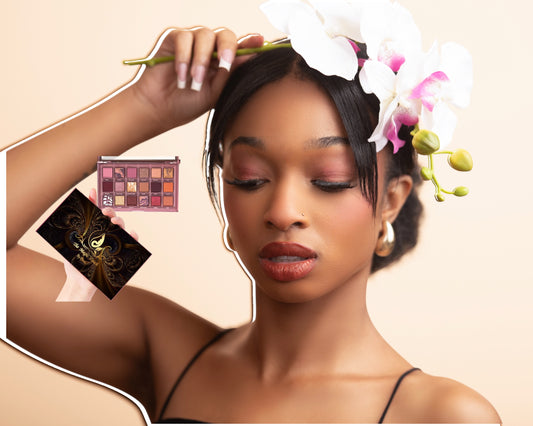 18 Colors Long Lasting  Vegan Makeup Matte Shimmer Eyeshadow palette.